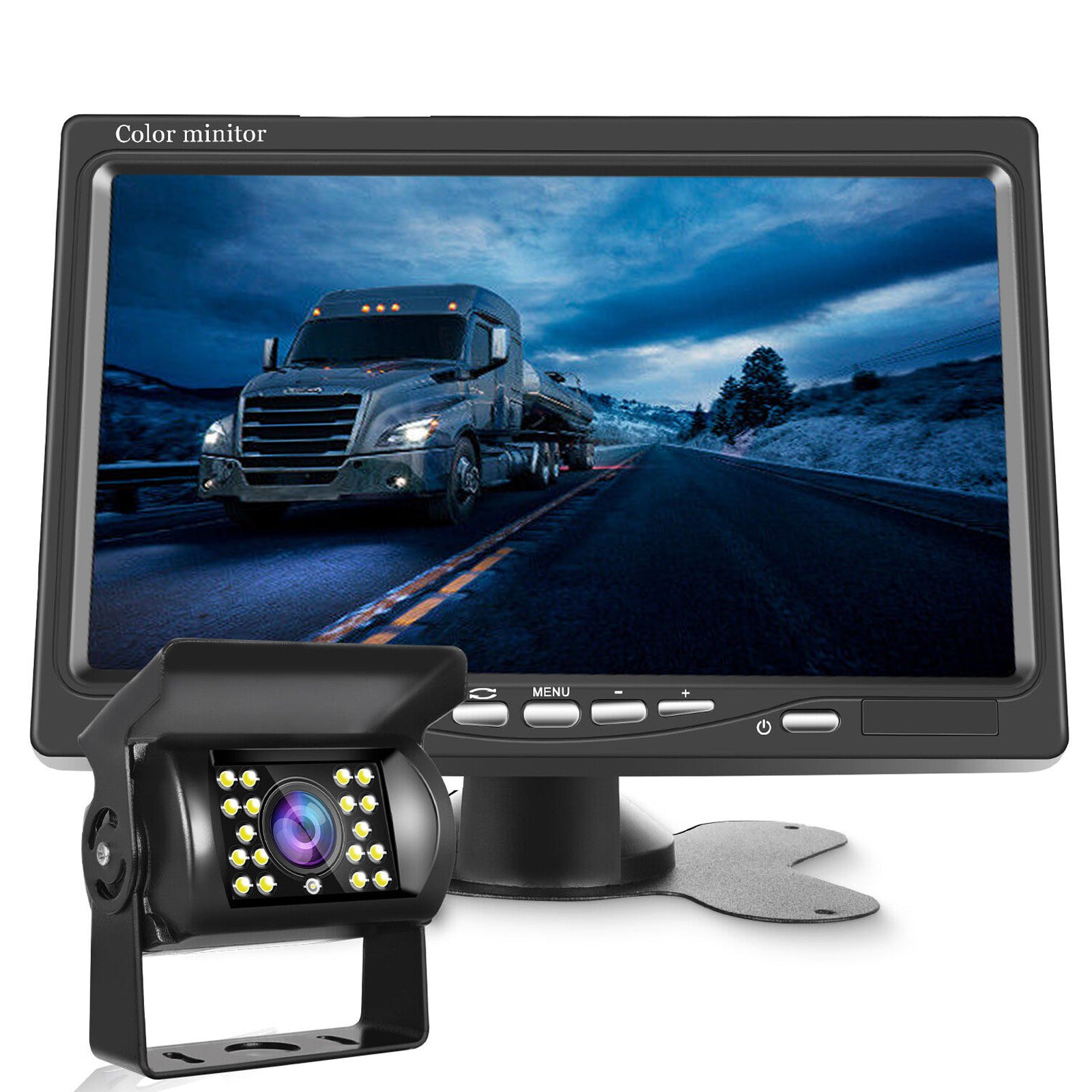 7-Inch Car Monitor Set Wireless Back-Up Camera Bus Wireless Rear View System (Digital Version) 7-Inch Car Monitor Set Wireless Back-Up Camera Bus Wireless Rear View System (Digital Version)
